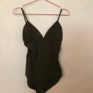 Urban Outfitters - Olive green bodysuit - NW